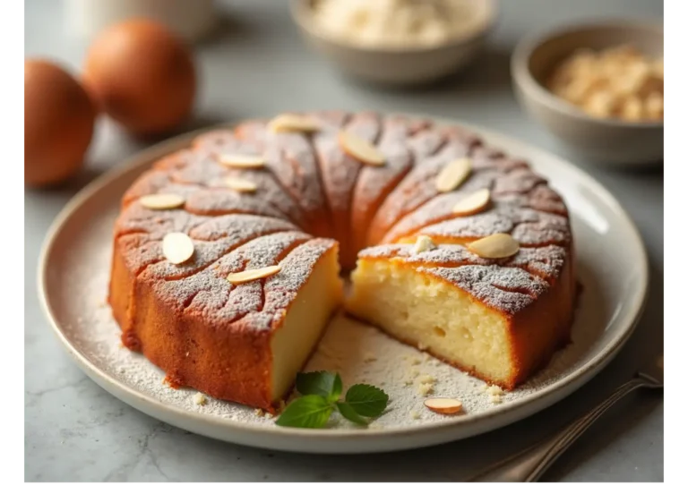 almond cake with almond flour