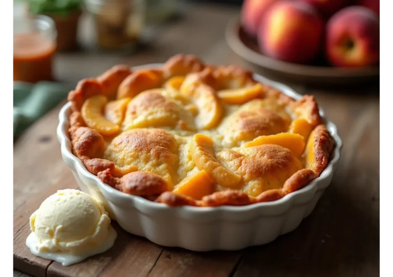 peach cobbler with cake mix