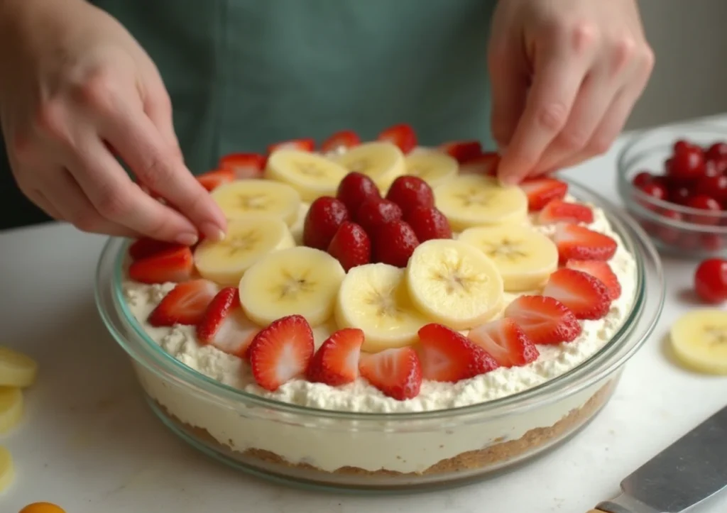 banana split cake