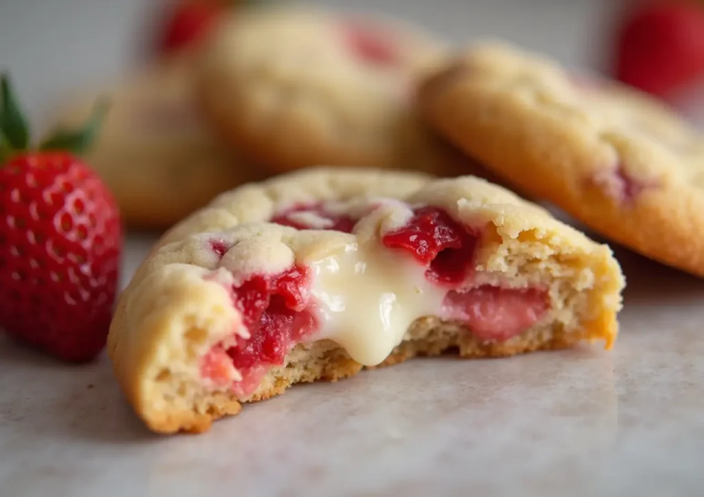 strawberry cheesecake cookies recipe