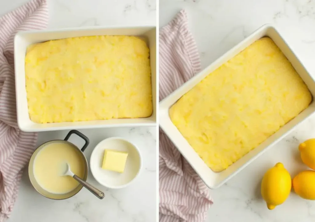 lemon dump cake